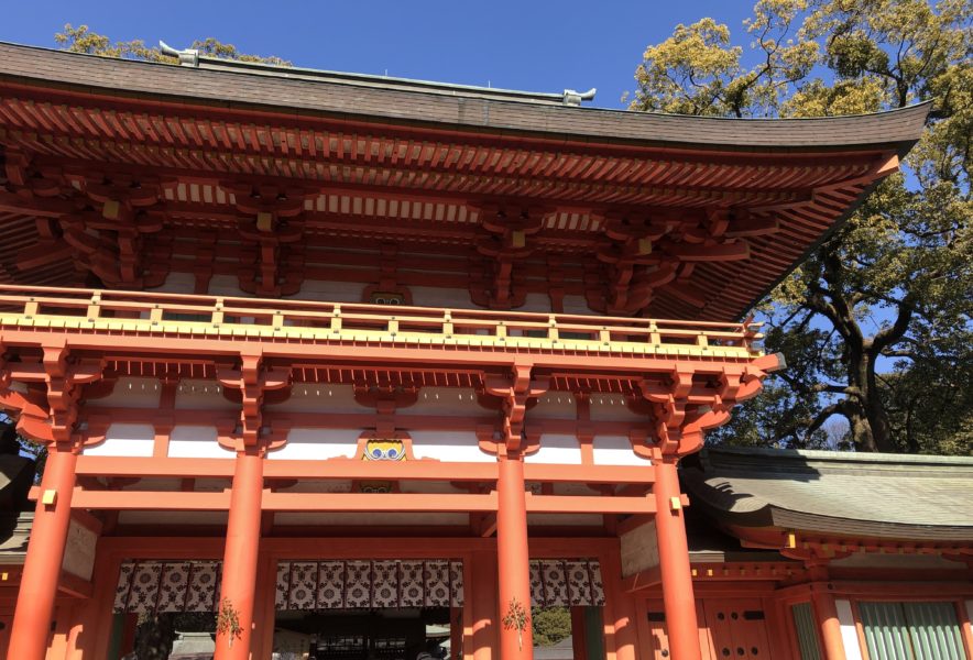 氷川神社の楼門